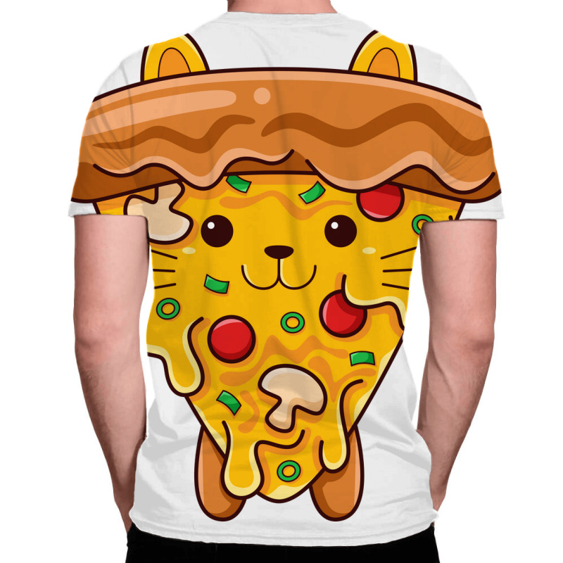 Cat Pizza All Over Men's T-shirt | Artistshot