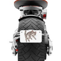 Lazy Cat 02 Motorcycle License Plate | Artistshot