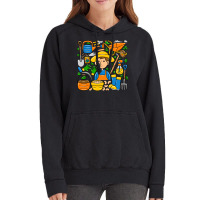 Man Farmer Doodle Vintage Hoodie | Artistshot
