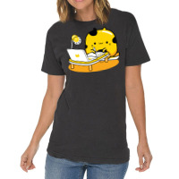 Yellow Cat Illustrator Profession Vintage T-shirt | Artistshot