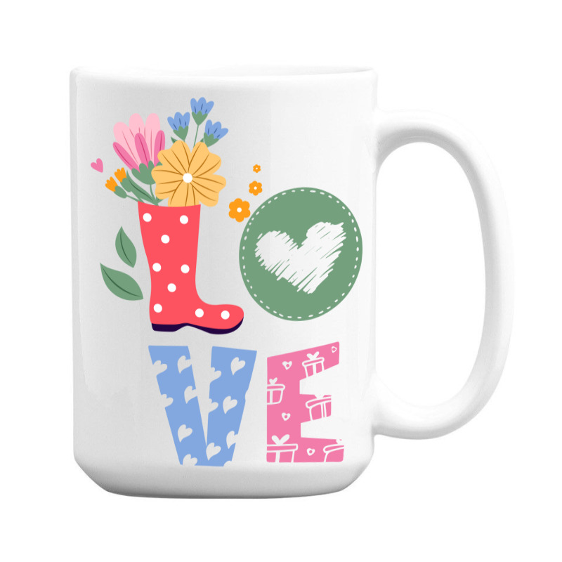 Love Spring,flowers,rain,love 15 Oz Coffee Mug | Artistshot