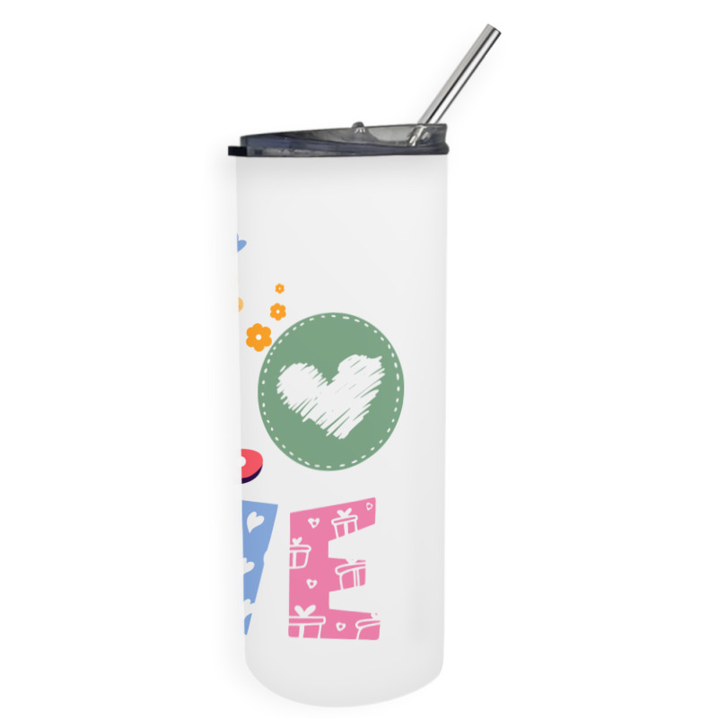 Love Spring,flowers,rain,love Skinny Tumbler | Artistshot