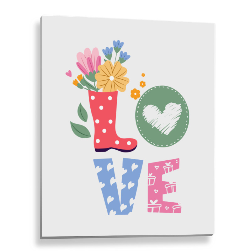 Love Spring,flowers,rain,love Metal Print Vertical | Artistshot