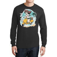 Anime Girl Riding Scooter Long Sleeve Shirts | Artistshot