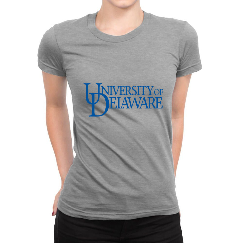 University Of Delaware Wordmark Ladies Fitted T-shirt | Artistshot