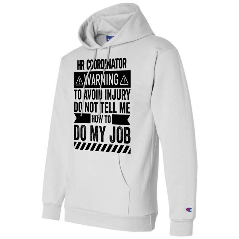 Hr Coordinator Warning Music Champion Hoodie | Artistshot