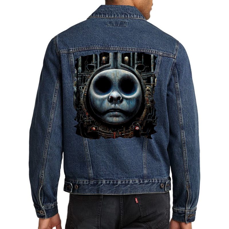 Hr Giger Thomas The Tank Engine Men Denim Jacket | Artistshot