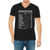 Hr Recruiter T  Hr Recruiter Factors Daily Gift It V-neck Tee | Artistshot