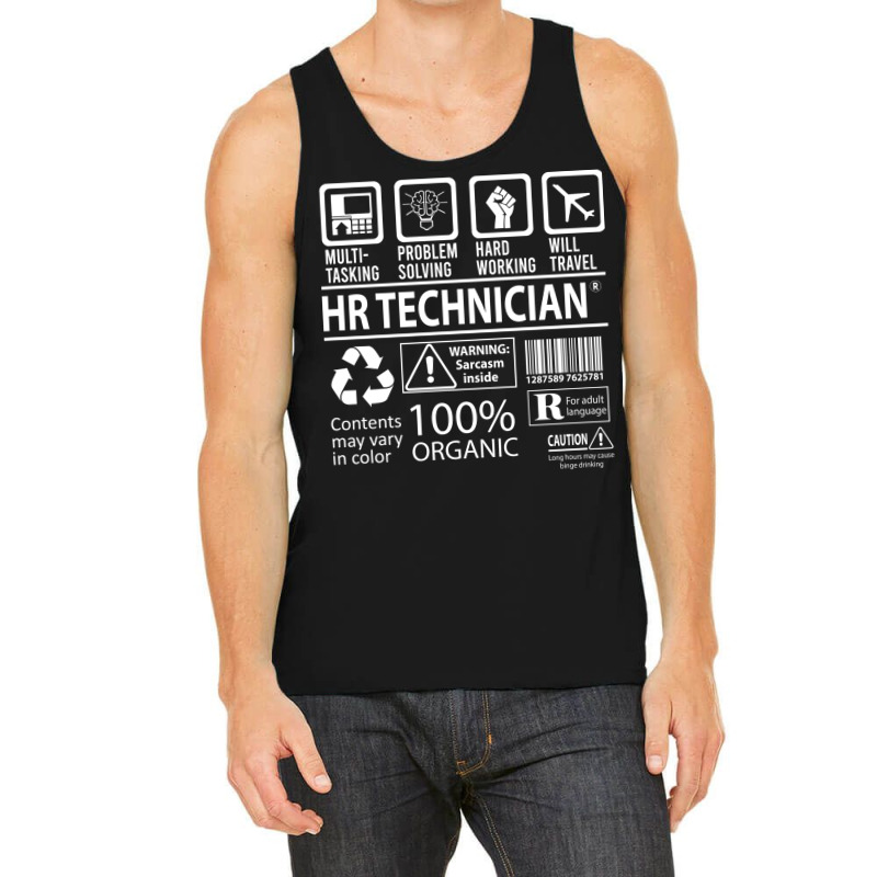 Hr Technician T  Multitasking Certified Job Gift I Tank Top | Artistshot