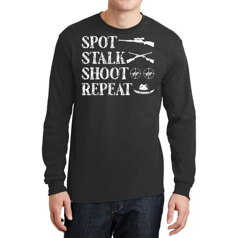 Spot Stalk Shoot Hunting Coyote Hunter Vintage Long Sleeve Shirts | Artistshot