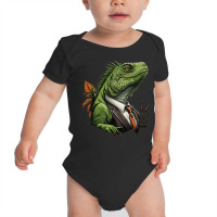 Iguana Master Angry Baby Bodysuit | Artistshot