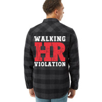 Walking Hr Violation Love 80s Flannel Shirt | Artistshot