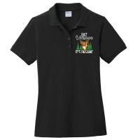 Eat Venison Its Organic Hunting Boy Ladies Polo Shirt | Artistshot