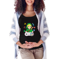 Console Link Maternity Scoop Neck T-shirt | Artistshot