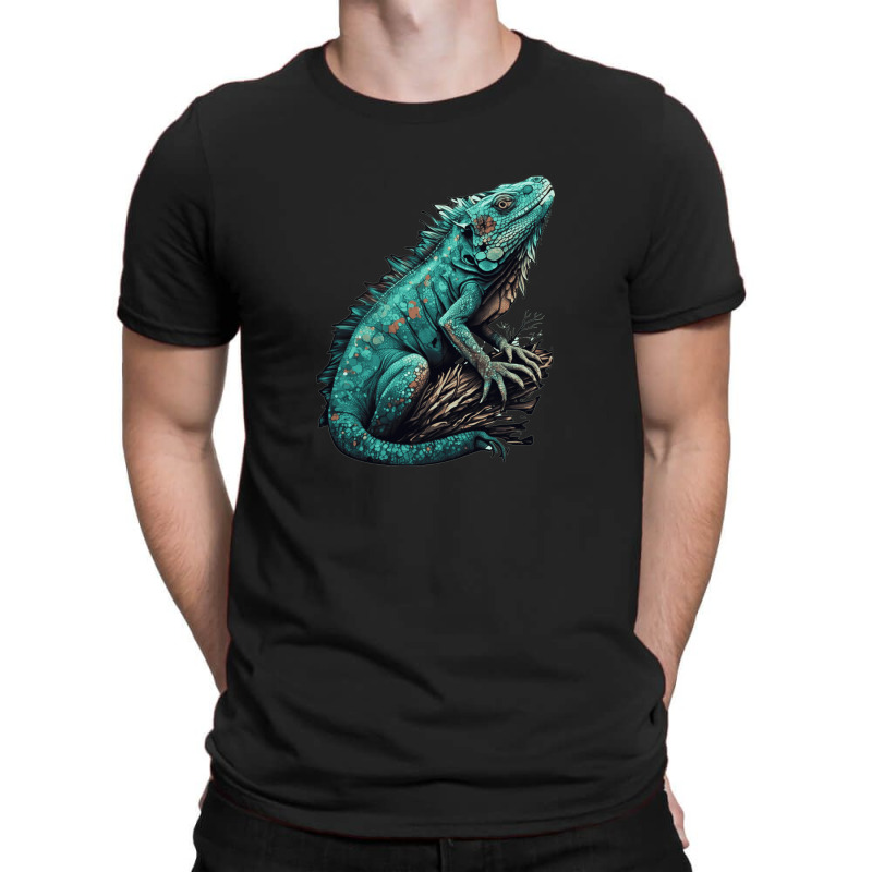 Ocean Sea Water Iguana T-Shirt by NissimHouston109 | Artistshot