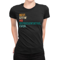 Best Effin Hr Representative Everretro Hipster Ladies Fitted T-shirt | Artistshot