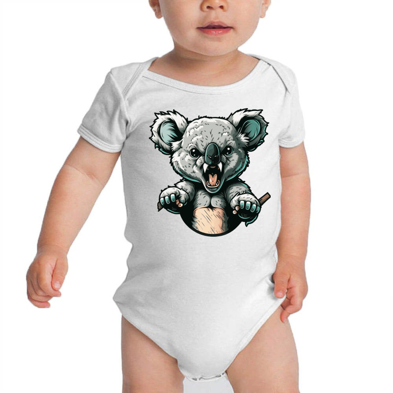 Koala Angry Baby Bodysuit by NissimHouston109 | Artistshot