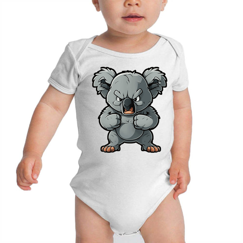 Koala Angry Baby Bodysuit by NissimHouston109 | Artistshot