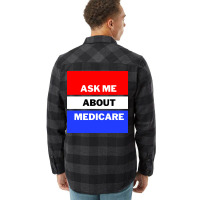 Ask Me About Medicare 80s (1) Flannel Shirt | Artistshot