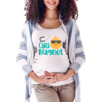 Easter Kids Men Toddler Boy Chick Magnet Cute Maternity Scoop Neck T-shirt | Artistshot