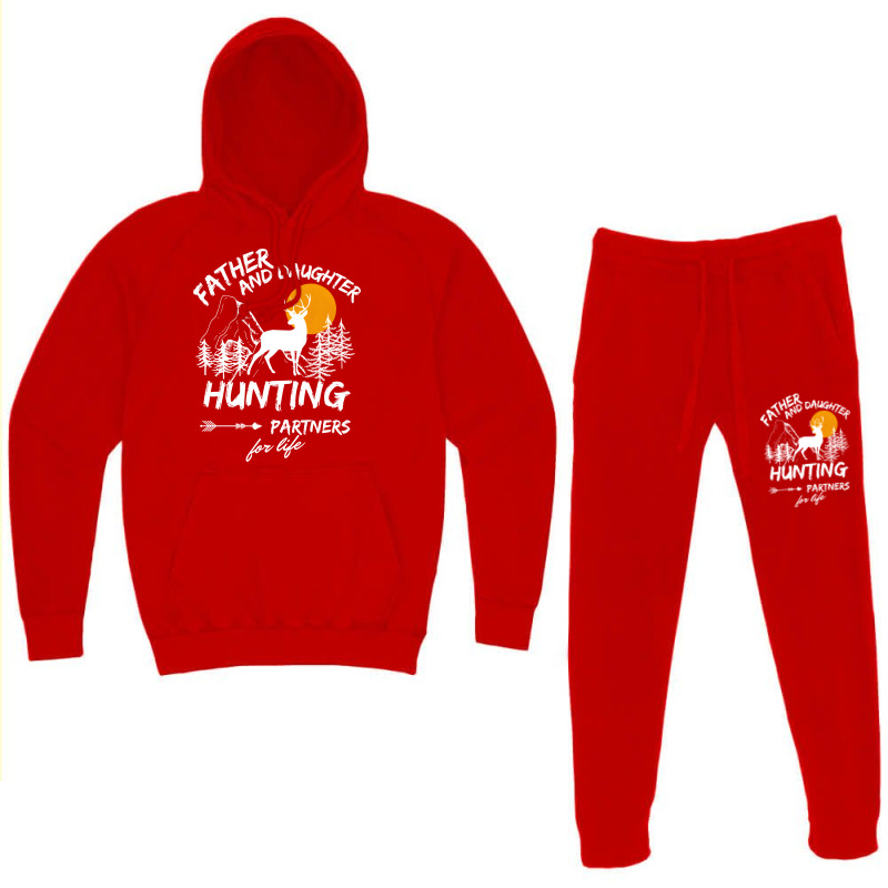 Father Daughter Hunting Partners Hipster Hoodie & Jogger Set | Artistshot