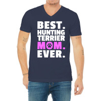 Best German Hunting Terrier Mama Gift Yellow V-neck Tee | Artistshot