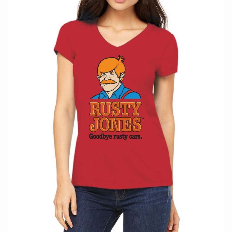 Rusty Jones Travel (1) Women's V-Neck T-Shirt by lsaacsiuis1 | Artistshot