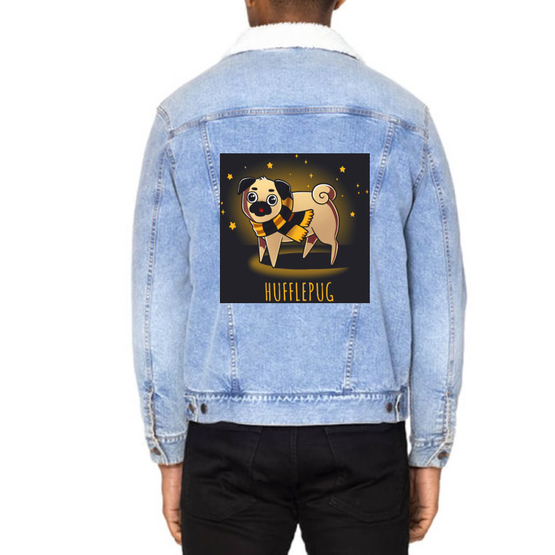 Hufflepug Unisex Sherpa-Lined Denim Jacket by soniaerin | Artistshot