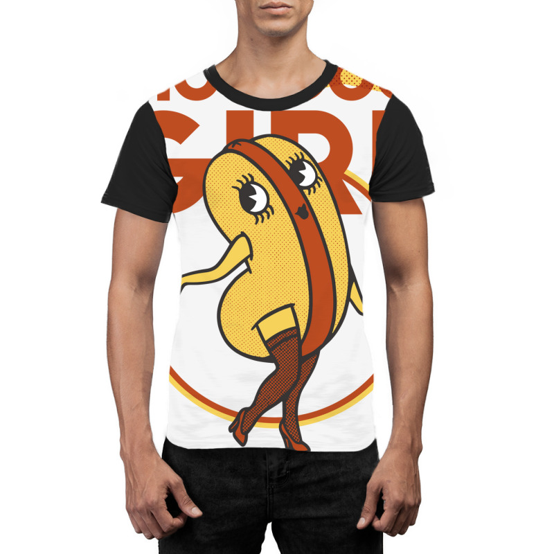 Hot Dog Girl Gift Graphic T-shirt | Artistshot