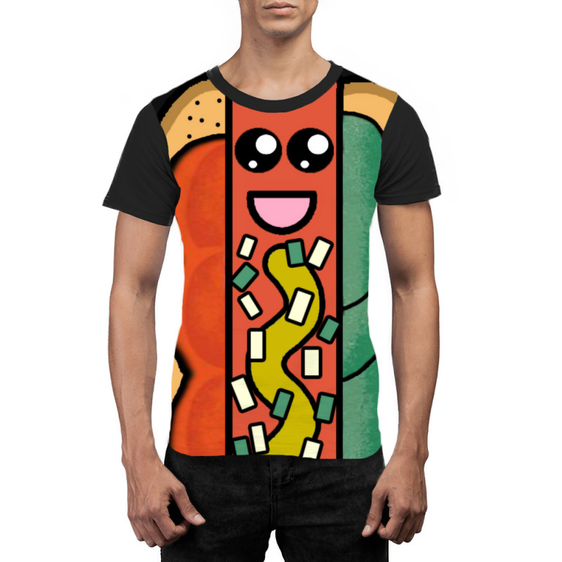 Chicago Style Hot Dog 80s Graphic T-shirt | Artistshot