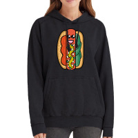 Chicago Style Hot Dog 80s Vintage Hoodie | Artistshot