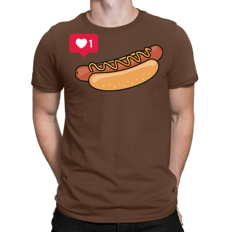 Hot Dogs Is Love Green T-shirt | Artistshot