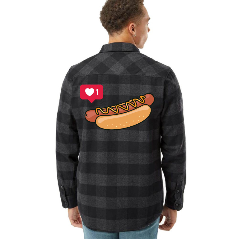 Hot Dogs Is Love Green Flannel Shirt | Artistshot