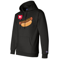 Hot Dogs Is Love Green Champion Hoodie | Artistshot