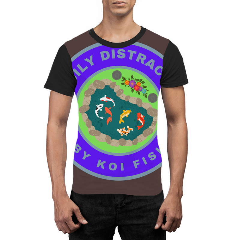 Easily Distracted Quote Graphic T-shirt | Artistshot