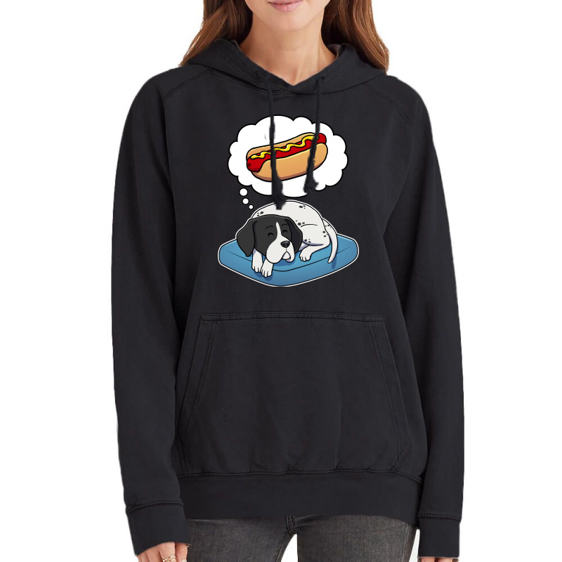 English Pointer Dreaming About Hotdogs Stars Vintage Hoodie | Artistshot