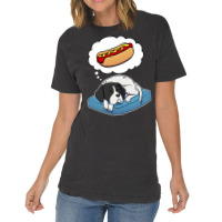 English Pointer Dreaming About Hotdogs Stars Vintage T-shirt | Artistshot