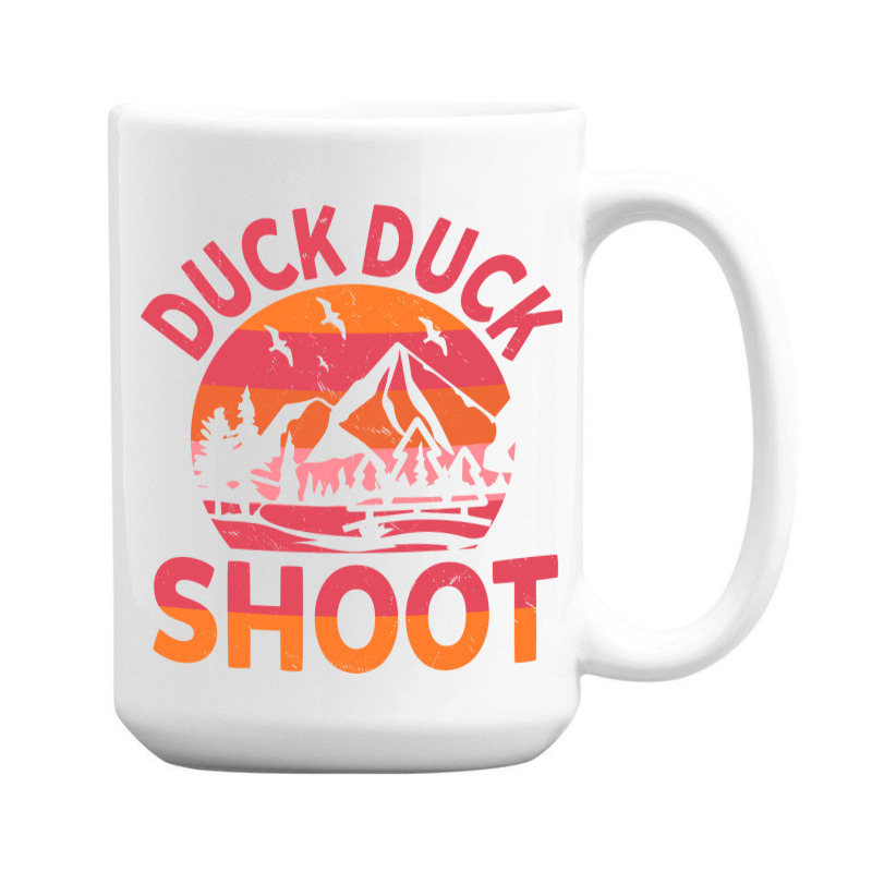 Duck Duck Shoot Hunter Hippie 15 Oz Coffee Mug | Artistshot