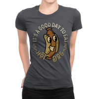 Vintage Distressed Hot Dog Wiener Sausage And Bun Ladies Fitted T-shirt | Artistshot