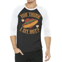 Hot Dog Funny Nostalgia 3/4 Sleeve Shirt | Artistshot