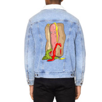 Mad Dog Funny Unisex Sherpa-lined Denim Jacket | Artistshot