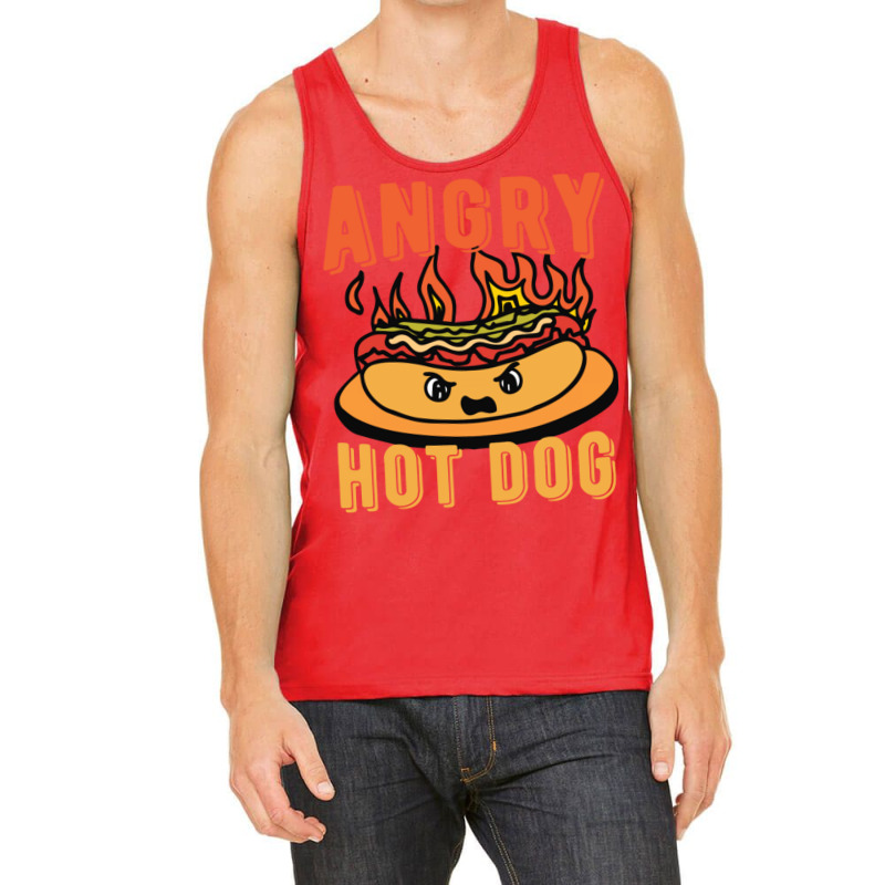 Angry Hot Dog Nature Tank Top by srojlhuango | Artistshot