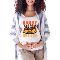 Angry Hot Dog Nature Maternity Scoop Neck T-shirt | Artistshot