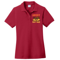 Angry Hot Dog Nature Ladies Polo Shirt | Artistshot