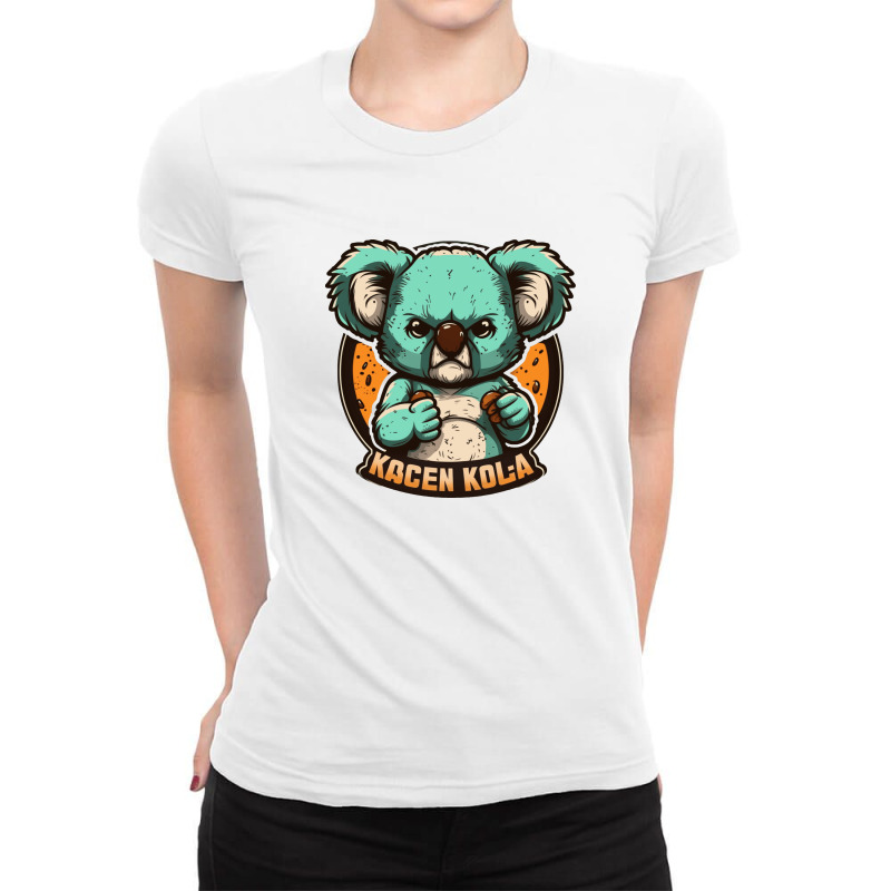 Koala Master Angry Ladies Fitted T-Shirt by ConnorOlson191 | Artistshot