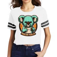 Koala Master Angry Scorecard Crop Tee | Artistshot