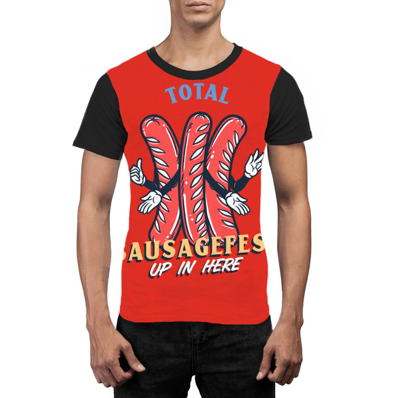 Total Sausagefest Blue Graphic T-shirt | Artistshot