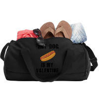 Hotdog Is My Valentine Summer Duffel Bag | Artistshot