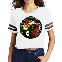 Koi Of Balance Emerald Edition Humor Scorecard Crop Tee | Artistshot