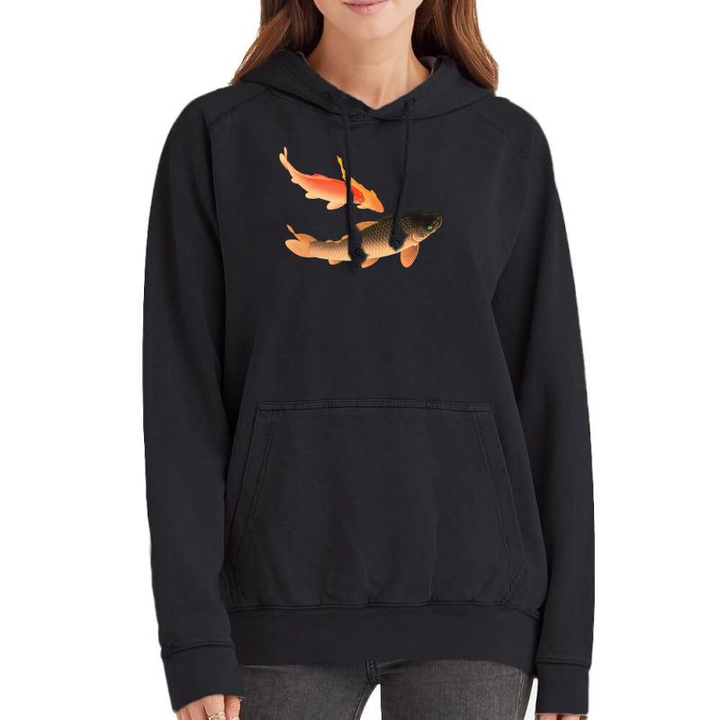 Koi Hipster Vintage Hoodie | Artistshot